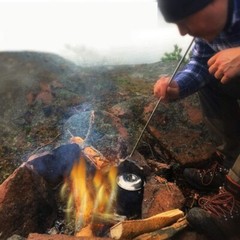 New Outdoor Cooking Survival Blow Fire Tube Portable Retractable Stainless Steel