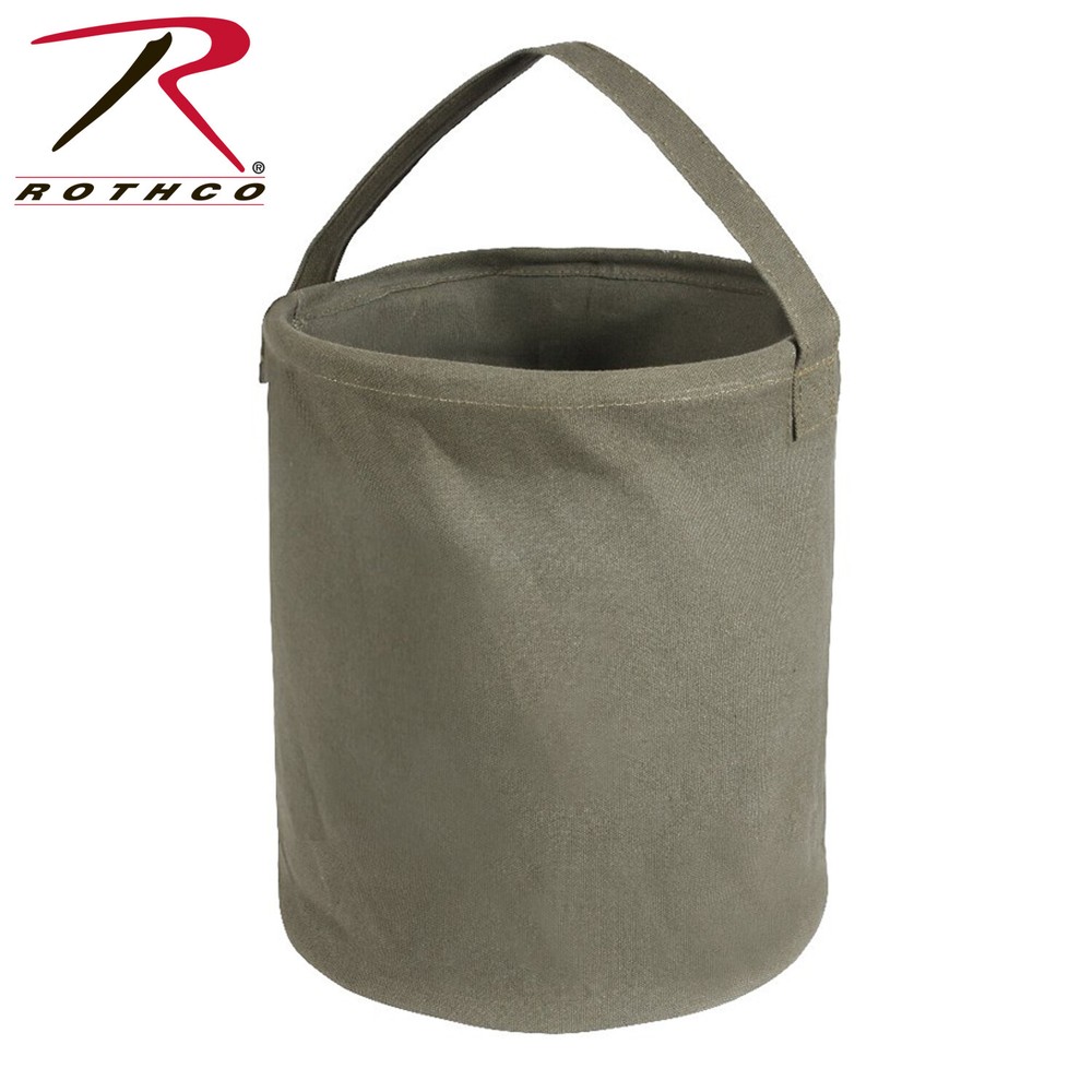 Rothco Canvas Water Bucket – Large – OD Green