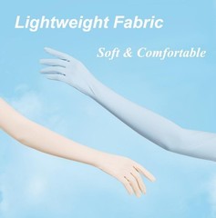 UV Protection Driving Gloves Non-Slip Full-Finger Summer Outdoor Sports (77 char