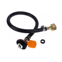 Gas Refill Adapter Leakproof Rubber Gas Refill Pipe Tube Cylinder Convertor Fill