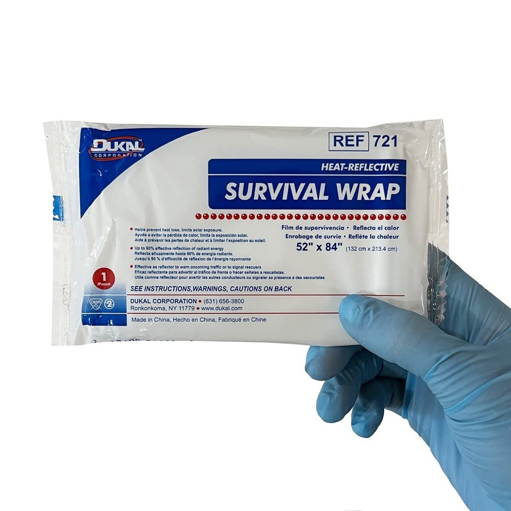 Dukal Heat Reflective Emergency Blanket/Survival Blanket