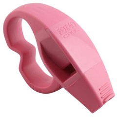 Fox 40 CAUL Fingergrip Whistle Black Pink Hockey Soccer Football Referee Coach