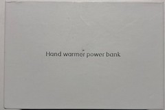 10,000MAH Dual Magnetic Hand Warmer Power Bank OT-83 Silver 104 F – 131 F Winter