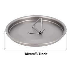for versatile Titanium For Cup Lid Perfect for Various For Cup and Mug Sizes