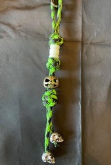 Paracord Keychain or knife lanyard. Bag, backpack, zipper pull. Halloween theme