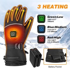 Juanwan Heated Gloves For Men – Battery Heated Gloves For Men And