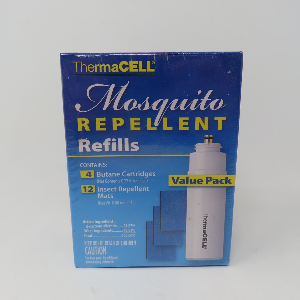 Thermacell Mosquito Repellent Refills 48 Hours (4 fuel cartridges and 12 mats)