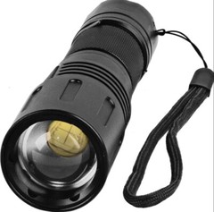 TACTICAL ZOOMABLE Power Bank Flashlight 3000 LUMEN SELF DEFENSE SOS High Beam