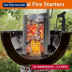 E500 Fire Starter – Natural Fire Starters for Fireplace, Campfires, Chimney, BBQ