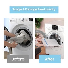4 Pcs Large Mesh Laundry Bags for Delicates Intimates Lingerie Large, White