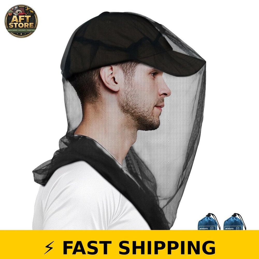 gumkeg Mosquito Head Net 2 Pack – Insect Protection for Outdoor Activities