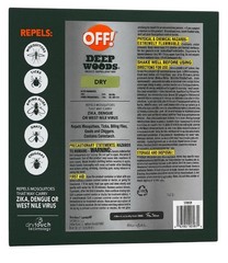 OFF! Deep Woods Dry Insect Repellent Spray 3-Pack (2x 6oz + 1x 4oz) 8hr protect