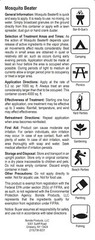 Bonide 5612 1.3 lb All Natural Mosquito Beater Repellent Granules – Pack of 1