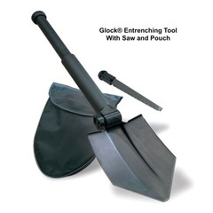GLOCK® Entrenching Tool W/ Saw & Nylon Pouch – Folding & Telescopic – Austria