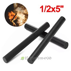3PCS Huge 1/2 x 5 Ferrocerium Rod Flint Fire Starter Magnesium Outdoor Camping