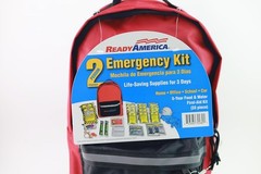 72 Hour Emergency Kit 2-Person 3-Day Backpack Survival Blanket Portable Camping