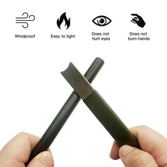 3-Pack 5″ Ferro Rod Fire Starter with 4.92″ 5″×0.4″×0.4″ / 4.92″×0.59″×0.12″