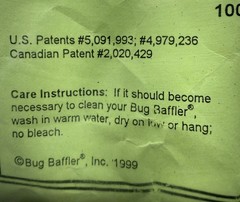 Bug Baffler – Mesh Insect Protective Pants Child M 8-12 Hike Camp . 2 Pair Lot