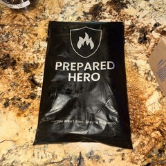 New In Package Fiberglass Fire Blanket Prepared Hero Emergency