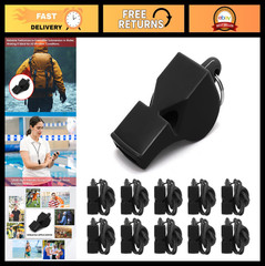 Loud Pealess Sports Whistles with Lanyard – Perfect for Referees, Coaches, Lifeg