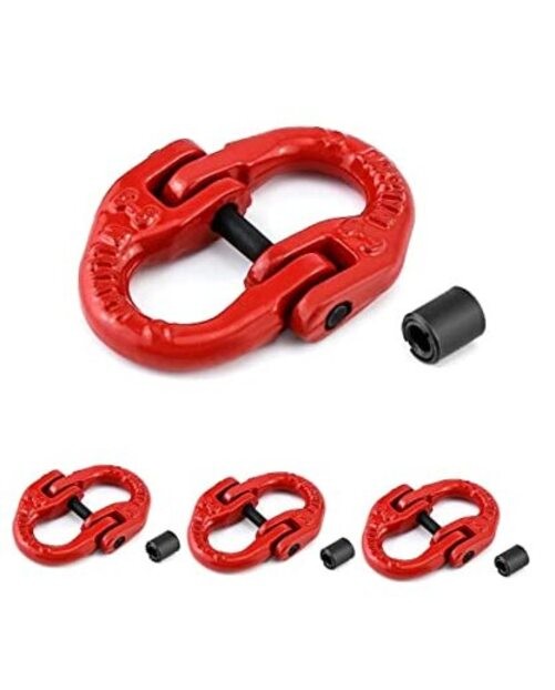 4 Pack G80 Alloy Steel Hammerlock Coupling Link, 5/16″ Hammer Lock 4400-4Pcs