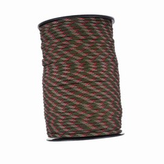 550 Reflective Paracord Parachute Cord Lanyard 9 Strand Core 100m (Black) SOCT