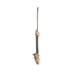 Knife Paracord Lanyard with Brass Bear Head Beads,Tactical Lanyard for Knife