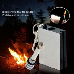 New FS376 Emergency Fire Starter Magnesium Flint Match Striker Camp Survival