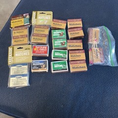 Waterproof Matches Huge Lot Some Unopened Stansport Coghlans Safety Windproof