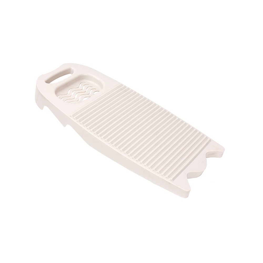 Non-Slip Laundry Washing Board, Household Washboard, Hand Wash Large, A-White