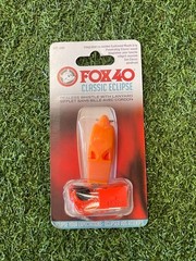 Fox 40-Classic Eclispe Whistle + LanYard Orange