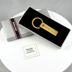 NYS DCJS Barlow Safety Whistle Keychain NY Criminal Justice Services w Gift Box