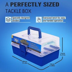 Vipfish 448-Pcs Fishing Lures Kit – Complete Large 448PCS-Blue, 448PCS-Blue