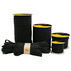 Paracord 1.2mm 8mm, Colour Black 10m, 20m, 30m, 50m, 100m | Ideal for crafting…