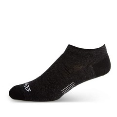 USA Made – No Show Socks – Micro Weight Liner Medium, S11 Black