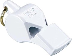 Fox 40 Pearl Whistle Referee-Coach Safety Alert Rescue Outdoor-White