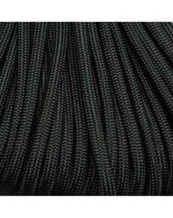 550 Paracord Black 50 ft US made (USA SELLER same day shipping)