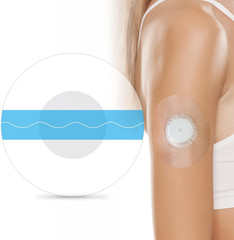 60Pack Libre 3 plus Sensor Covers Waterproof Adhesive Patches for Freestyle