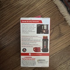 Zippo Typhoon Match Kit 15 Matches Waterproof Windproof Reusable Case