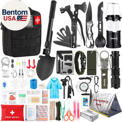 Survival Kit, Gifts for Men Women Teen Boys, 252 Pcs Survival Gear and Equipment