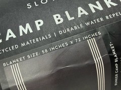 Slowtide Camp Blanket 58 X 72 One Side Water Repellent & Phone Pocket (74)