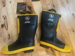 New! Made w/ Kevlar Black Diamond 699-9451 Fire Fighter Lug Insulated Boots 11.5