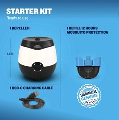 🔥NEW🔥 Thermacell Rechargeable Mosquito Repeller and Lantern with 12 Hr Refill
