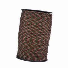550 Reflective Paracord Parachute Cord Lanyard 9 Strand Core 100m (Black) SOCT