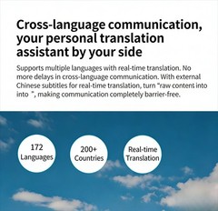 Bluetooth smart glasses multi-functional, UV protection, AI translation