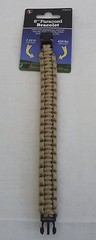 New Paracord Survival LIGHT BROWN Bracelet 8″ Medium Wrist 7 Strands 430 Lbs