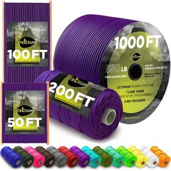 Teceum Paracord Type Iii 550 Indigo 100 Ft 4Mm Tactical Rope Mil-Spec Outdoor
