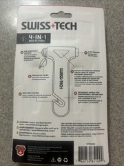 SWISS+TECH 4 in 1 Hammer Automobile Emergency Tool Brand New