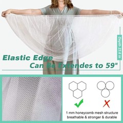 Mosquito Net For Stroller Portable Mini Crib Bug Net Washable Fine Mesh Cover