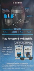 Thermacell E90 Mosquito Repellent Bonus Pack Includes 40 Hr Refill- Black (F5)